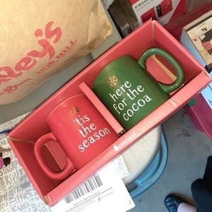 2 pk Novelty Christmas Mugs NIP